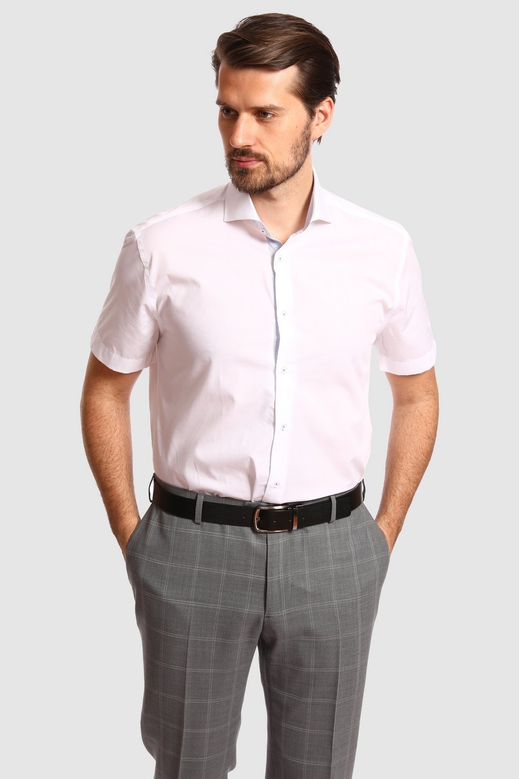 

Рубашка мужская Kanzler 20S-SBL24RSS/01 белая 44, 20S-SBL24RSS/01