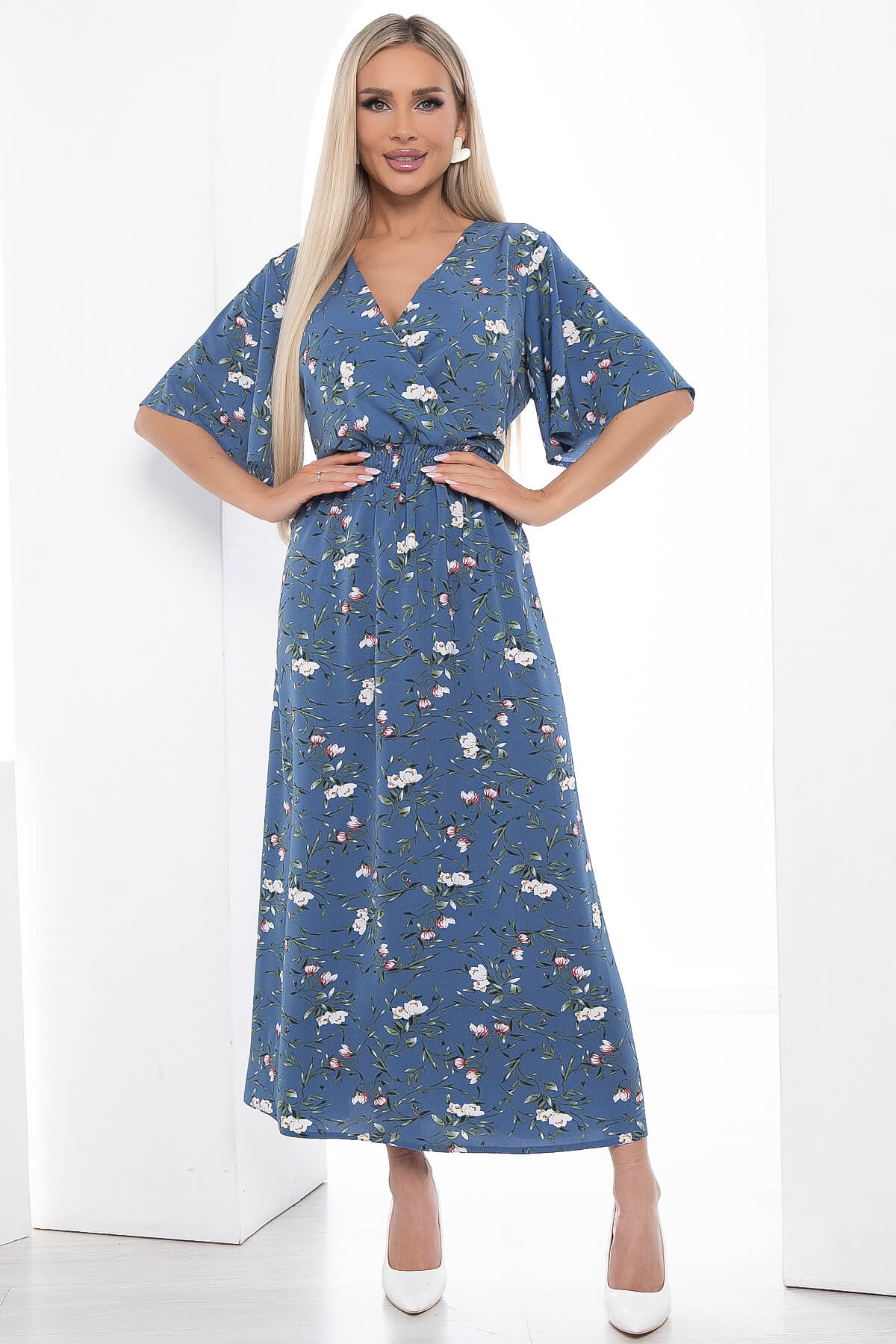 

Платье женское LT Collection Милена синее 44 RU, Синий, Милена