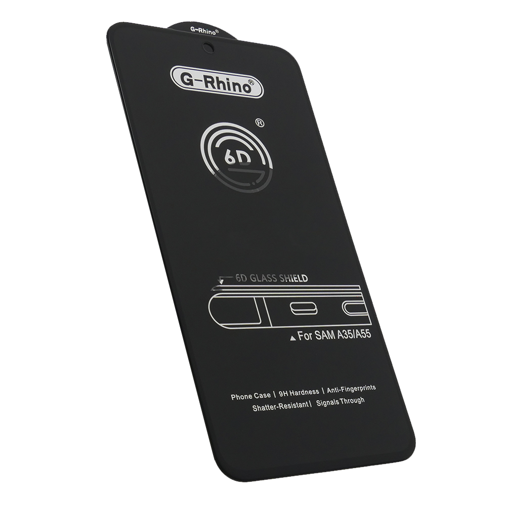 

Защитное стекло G-Rhino 6D Samsung A35 / A55, черный