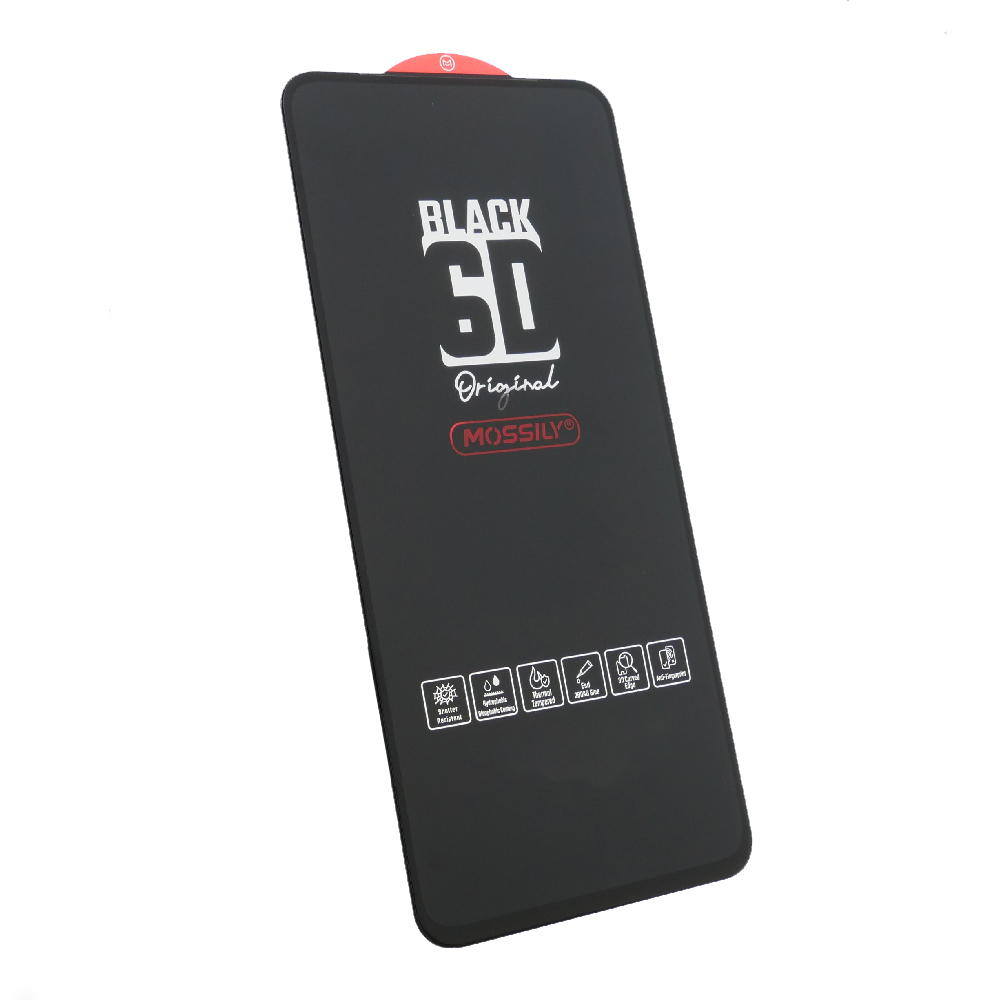 

Защитное стекло 9H Black для Itel P55/P55 Plus, черное т/у