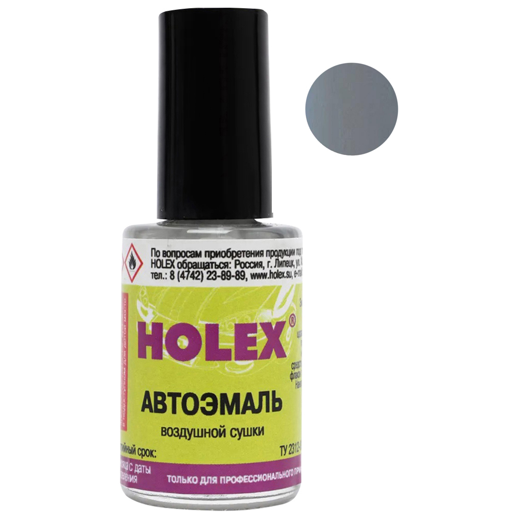 

Эмаль автомобильная HOLEX HAS-50370 616 Тайфун, кисточка, 8 мл., Серый, HAS-50370