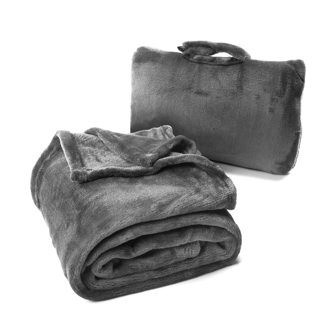 Дорожный Плед Cabeau Blanket Fold‘n Go Charcoal