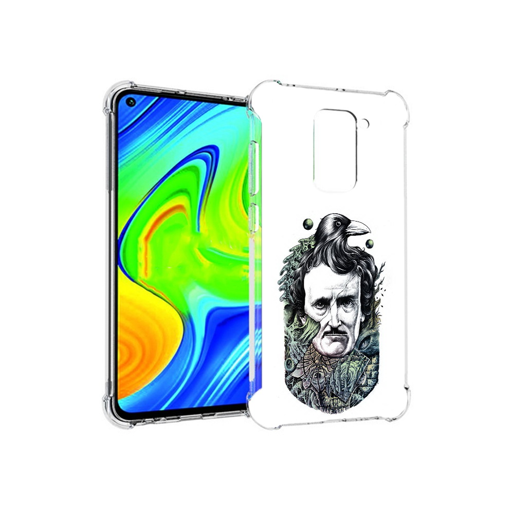 Чехол MyPads Tocco для Xiaomi Redmi Note 9 Эдгар Аллан с вороном (PT150805.258.203)