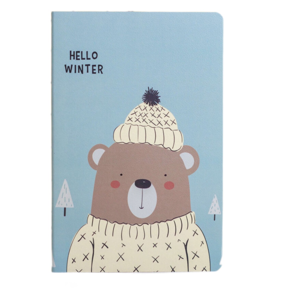 

Тетрадь Dreamy winter bear зеленая А5 13.5х20.5, Dreamy winter bear