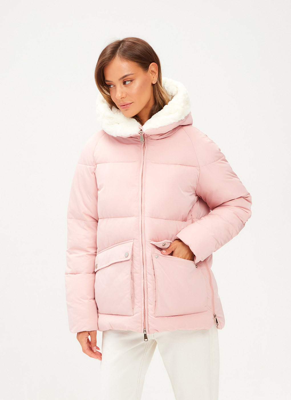 

Куртка женская Britt 64389 розовая 46 RU, Розовый, 64389