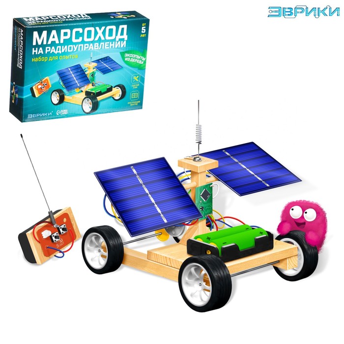 

Набор для опытов Марсоход, работает от батареек