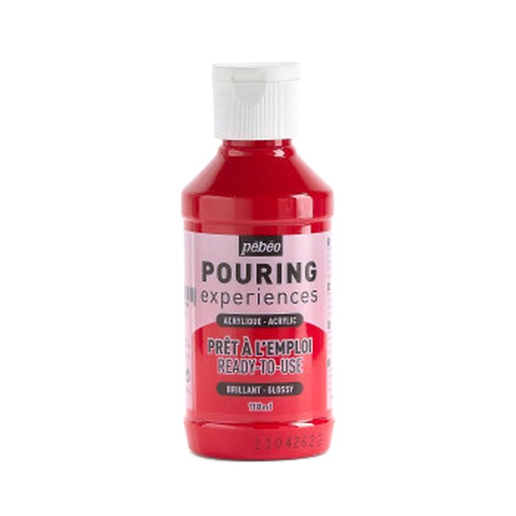 

Акриловая краска Pouring Флюид Арт 118 мл цвет 524613 розовый Pebeo