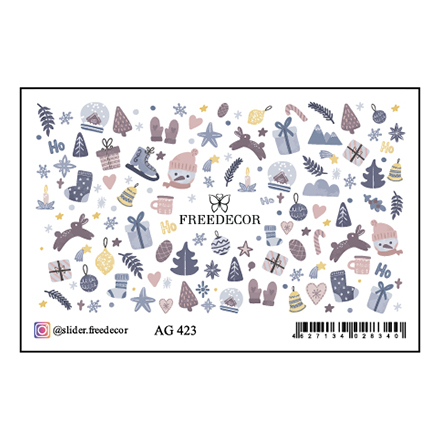 

Набор Freedecor Слайдер-дизайн Аэрография №423, 3 шт.