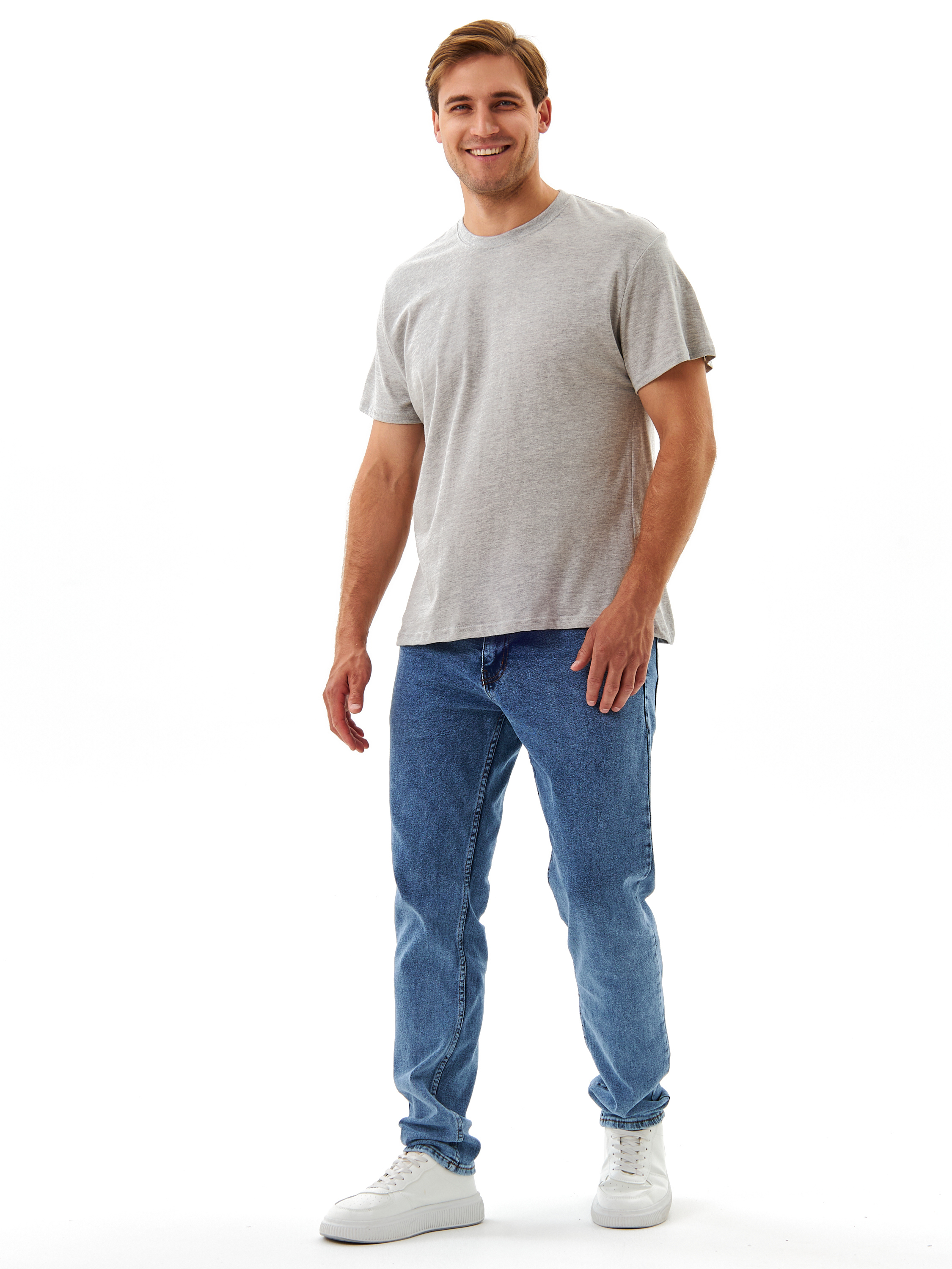 Футболка мужская Rovello 2024 серая L