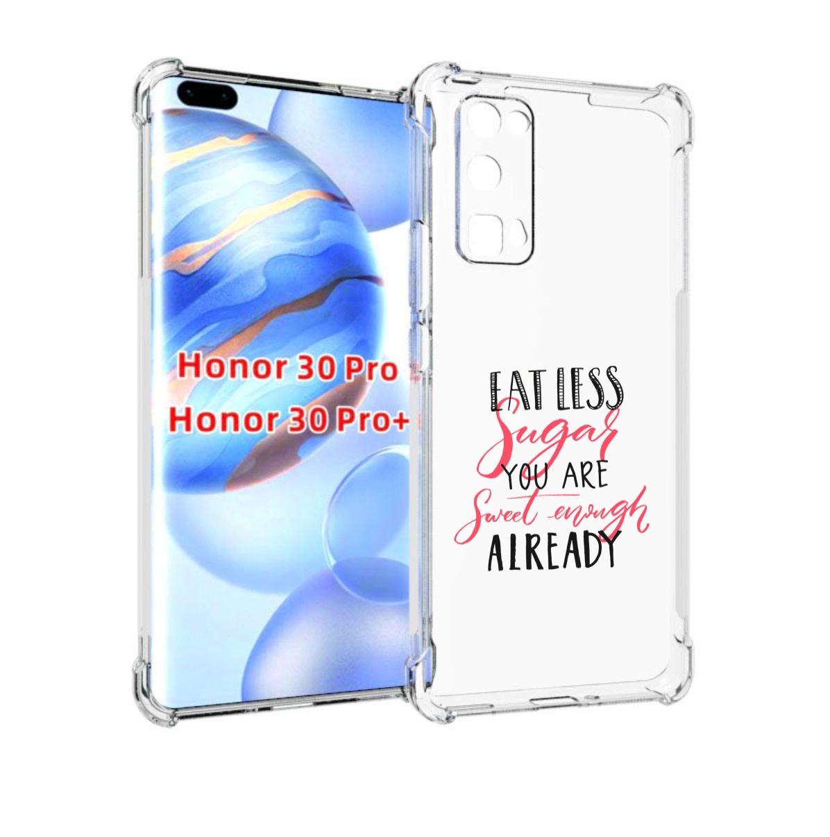 

Чехол бампер MyPads мотивация-цитаты для Honor 30 Pro Honor, Прозрачный, Tocco