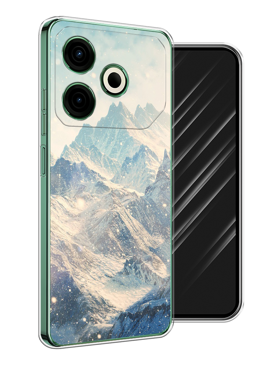

Чехол Awog на Tecno Pova 6 Neo "Горы 4", Бирюзовый, 309050-1