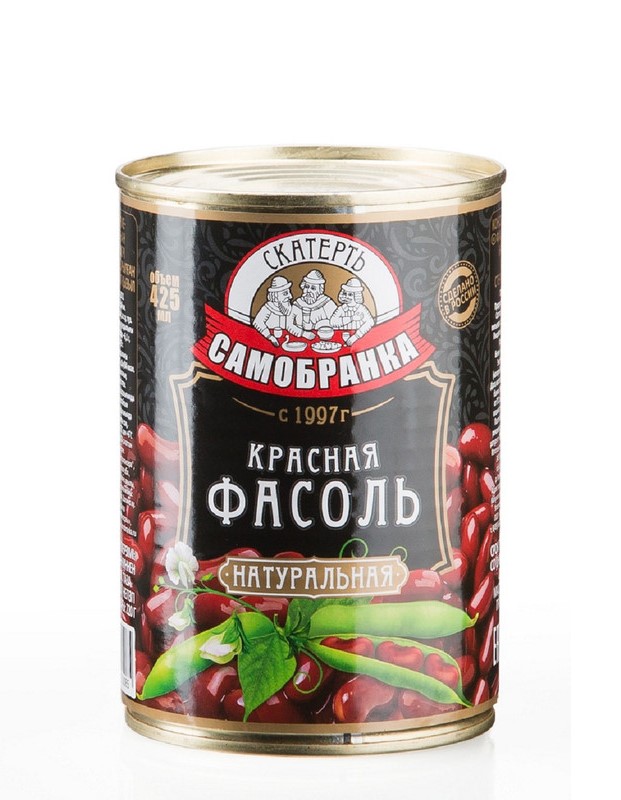 

Фасоль "Скатерть-самобранка" красная, 425мл