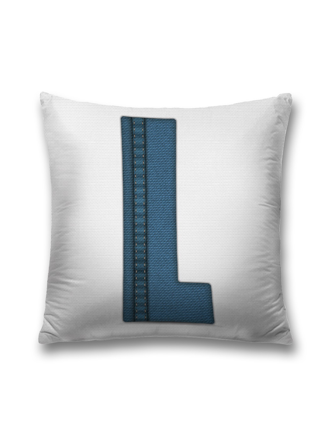 фото Наволочка декоративная joyarty "стильная l" на молнии, 45x45 см