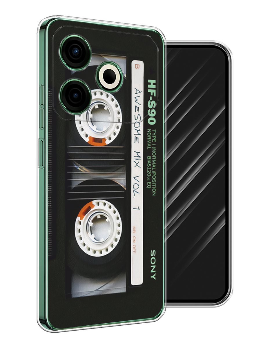 

Чехол Awog на Tecno Pova 6 Neo "Кассета", Черный, 309050-1