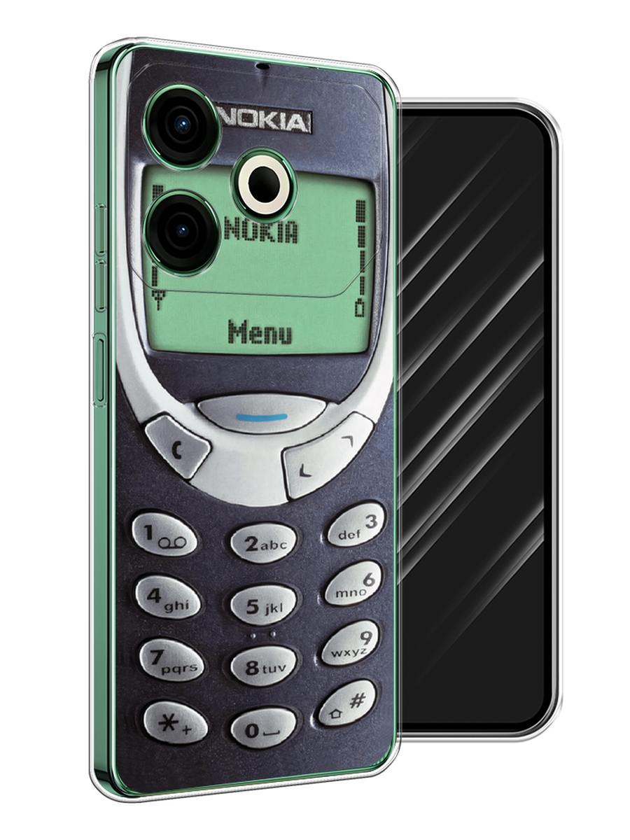 

Чехол Awog на Tecno Pova 6 Neo "Нокия", Зеленый;серый;черный, 309050-1