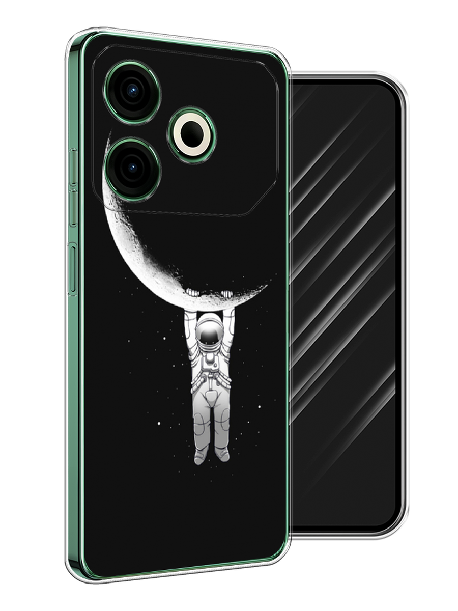 

Чехол Awog на Tecno Pova 6 Neo "Космонавт", Белый;черный, 309050-1