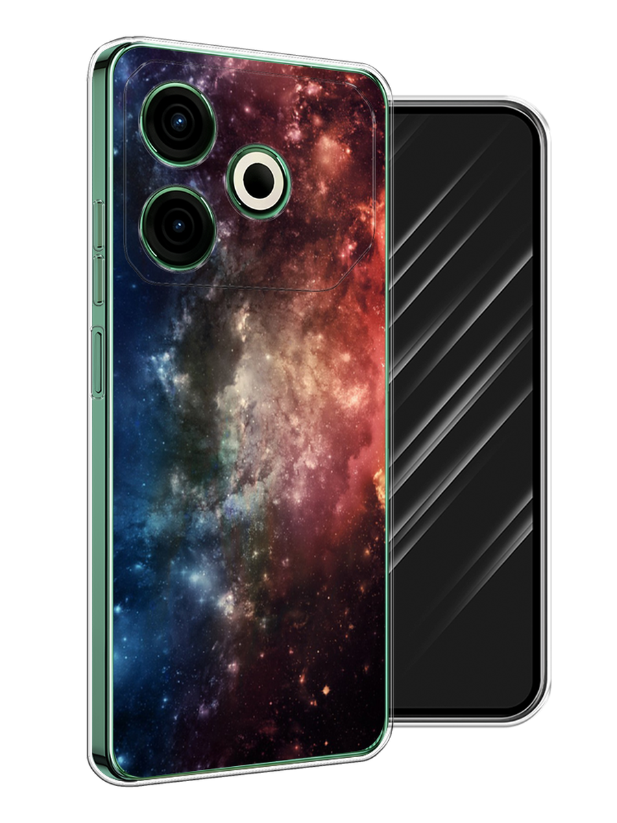 

Чехол Awog на Tecno Pova 6 Neo "Космос", Синий;бежевый;красный, 309050-1