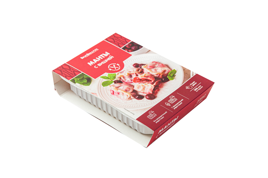 

Манты ВкусВиллАйс с вишней 220 г