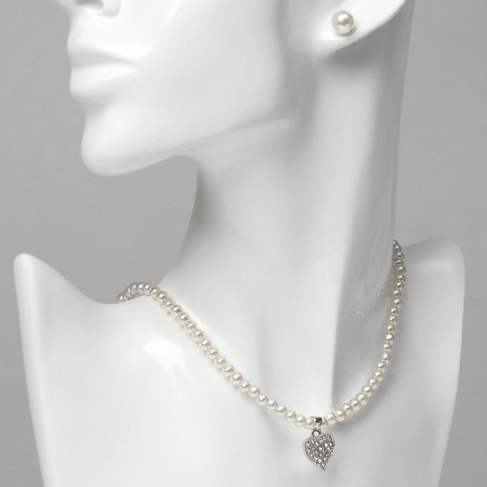 

Колье+серьги из бижутерного сплава 45 см Queen fair 9902520, 9902520