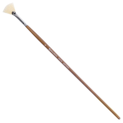 

Кисть художественная Brauberg Art Classic, щетина, веерная, № 6, 200744, 5 шт, Коричневый