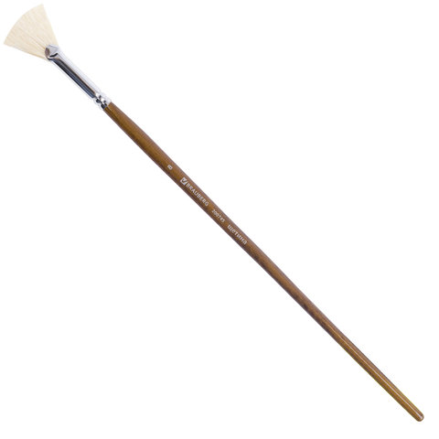 

Кисть художественная Brauberg Art Classic, щетина, веерная, № 8, 200745, 5 шт, Коричневый