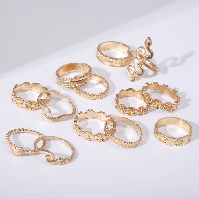 

Комплект колец из металла Queen Fair