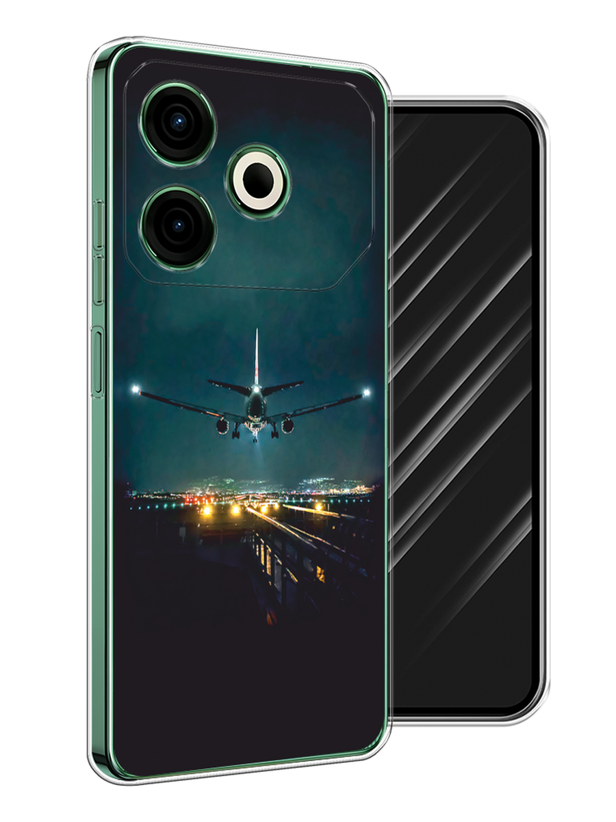 

Чехол Awog на Tecno Pova 6 Neo "Ночной рейс", Черный, 309050-1