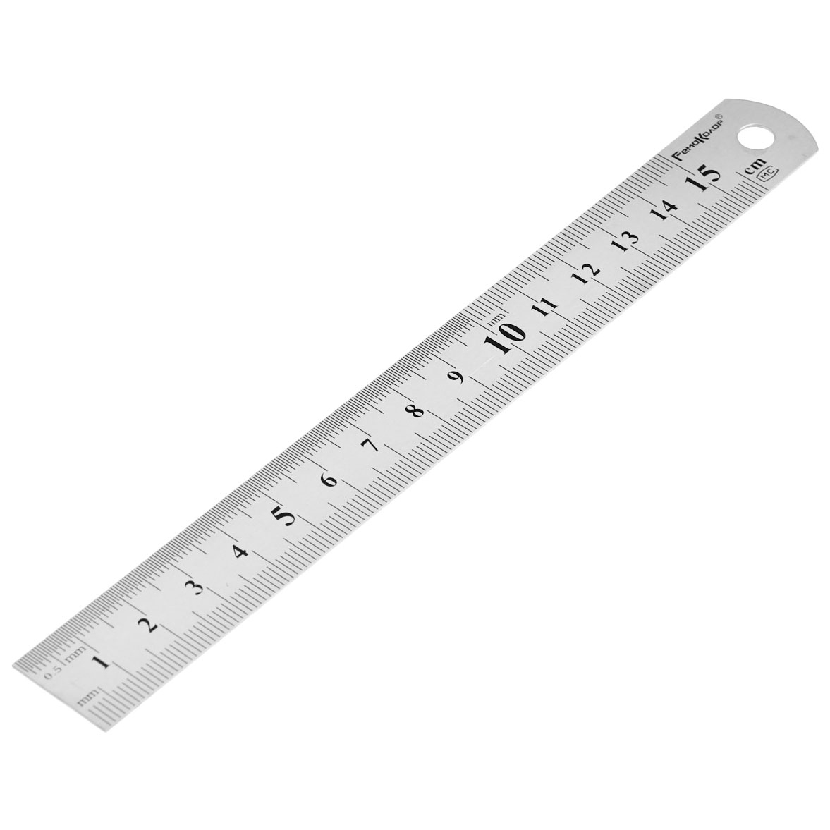 

Hobbi Линейка двусторонняя, металлическая, 150 мм /шт./ 15-6-015