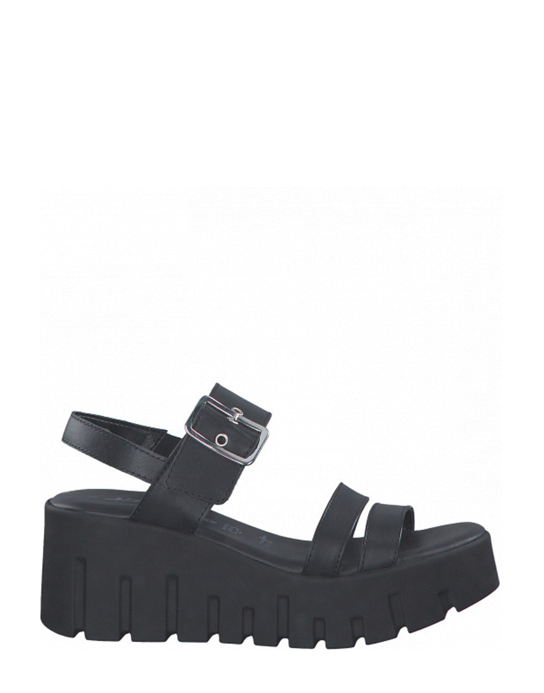 

Босоножки женские Tamaris 1-28701-28 черные 38 RU, 1-28701-28