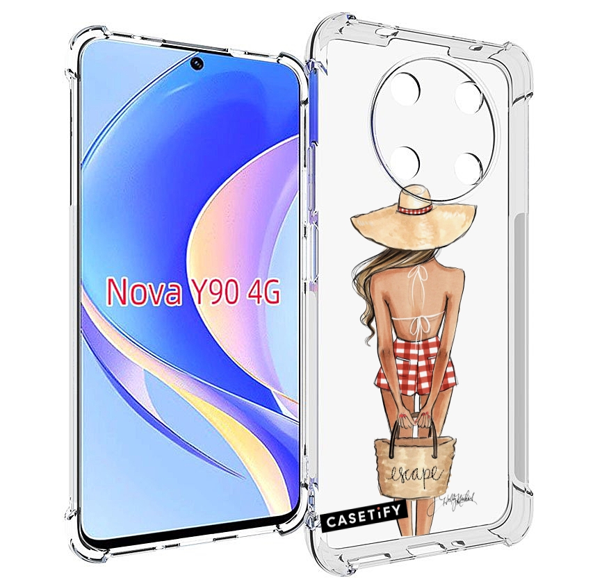 

Чехол MyPads CASETiFY женский для Huawei Nova Y90 (CTR-LX1) / Enjoy 50 Pro, Tocco