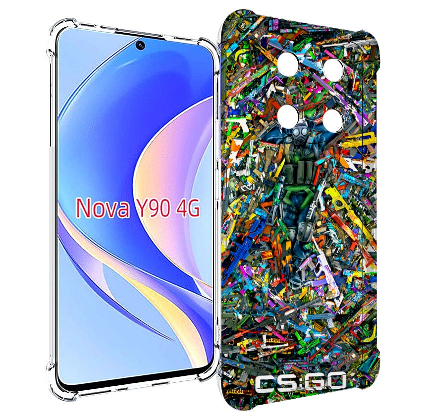 

Чехол MyPads CS GO guns skins мужской для Huawei Nova Y90 (CTR-LX1) / Enjoy 50 Pro, Tocco