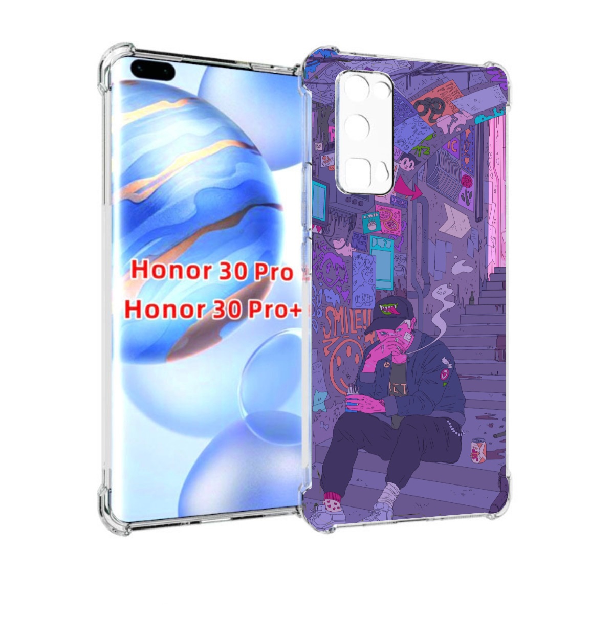 

Чехол бампер MyPads парень в подъезде мультик для Honor 3, Прозрачный, Tocco