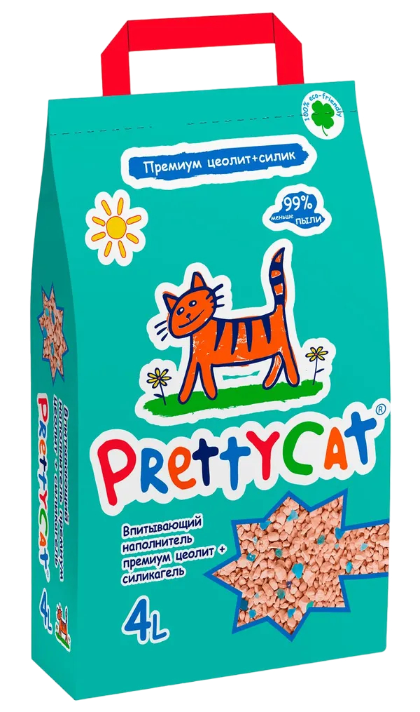 Наполнитель PrettyCat Premium впитывающий, 4 л