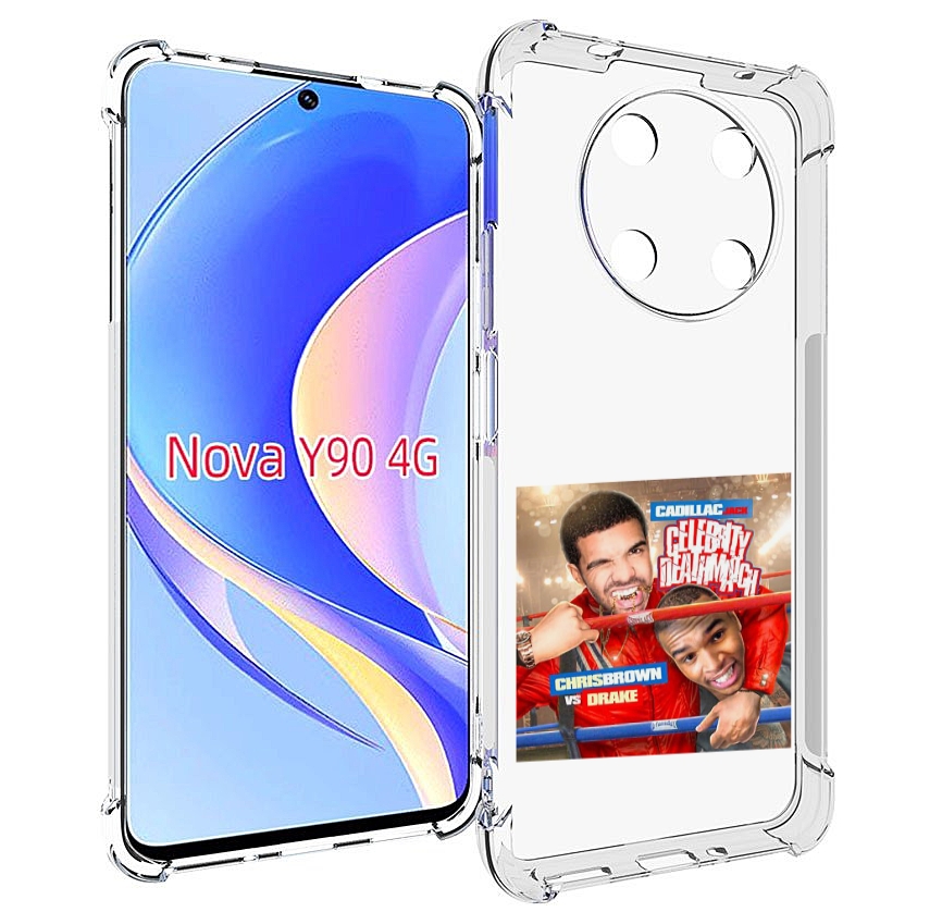 

Чехол MyPads Drake & Chris Brown - Celebrity Deathmatch для Huawei Nova Y90 (CTR-LX1), Tocco