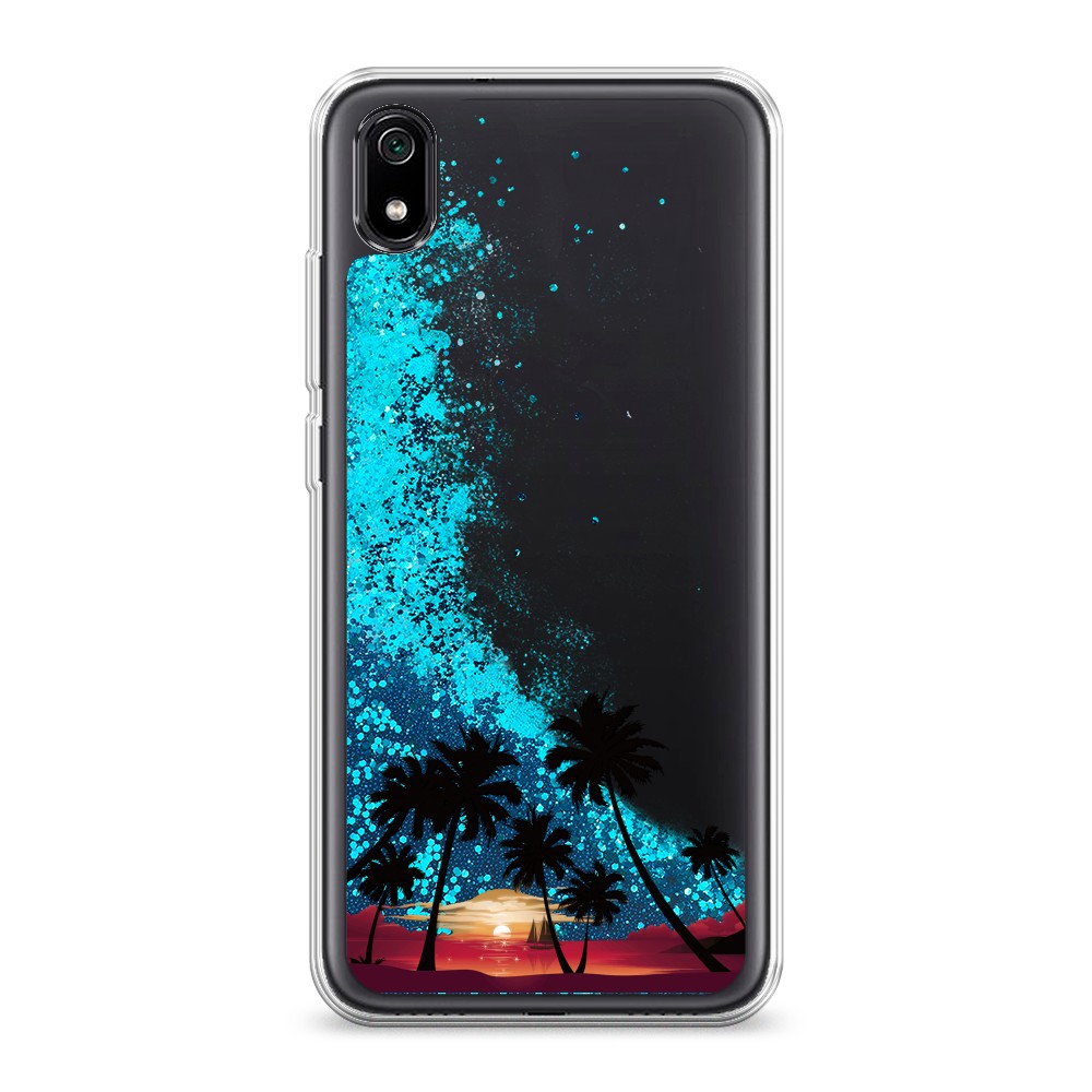 

Чехол Awog на Xiaomi Redmi 7A "Закат и пальмы", Разноцветный, 35493-1
