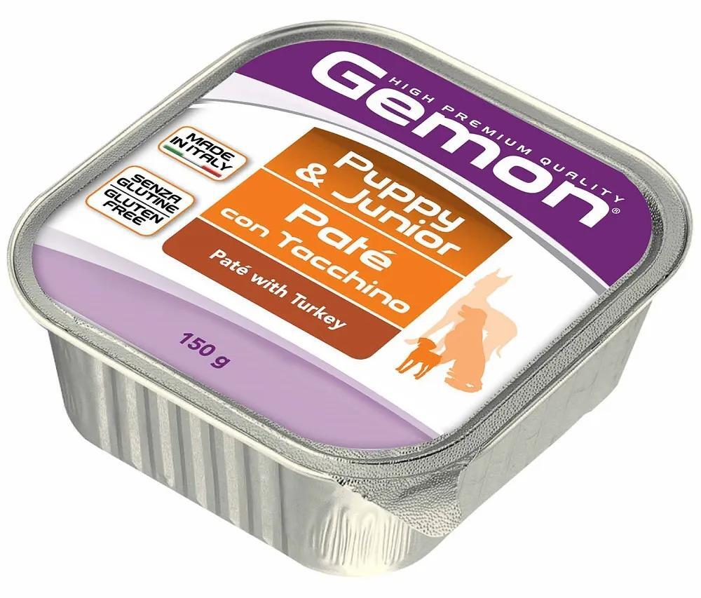 

Консервы для щенков Gemon Dog, паштет индейка, 150 г