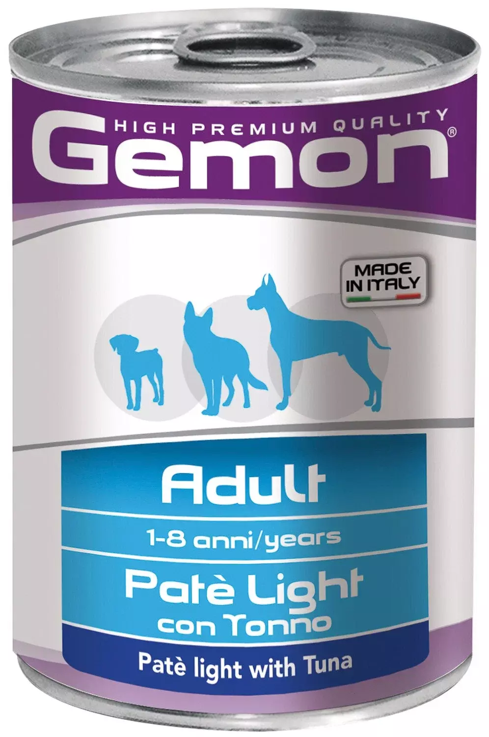 

Консервы для собак Gemon, Dog Light, облегченный паштет из тунца, 400 г