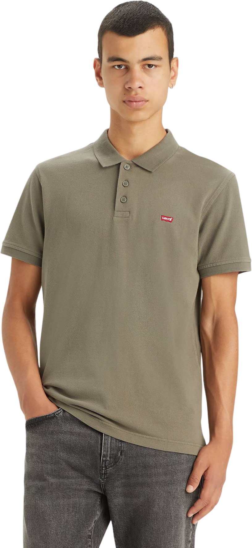 

Футболка мужская LEVIS Men Housemark Polo зеленая M, Зеленый, Men Housemark Polo