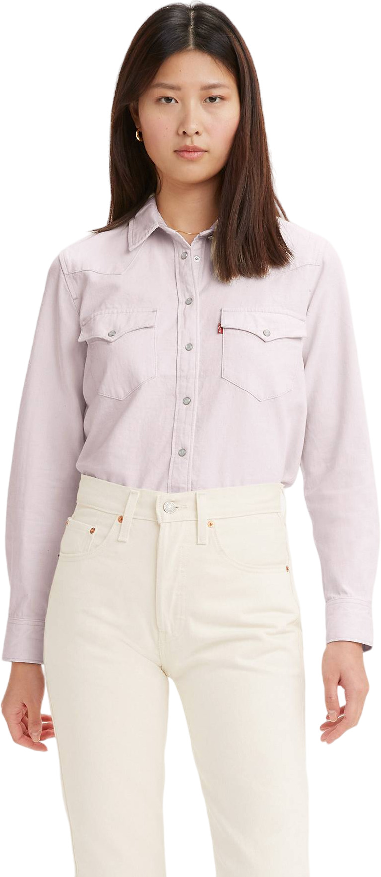 

Рубашка женская LEVIS Women Ultimate Western Denim Shirt розовая XS, Розовый, Women Ultimate Western Denim Shirt