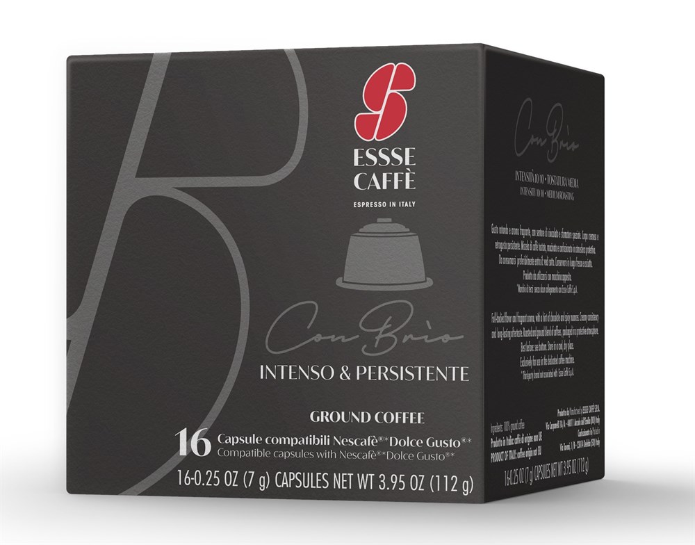 Кофе ESSSE Caffe Conbrio-Intenso, молотый в капсулах Dolce Gusto, 3 упаковки по 16 капсул