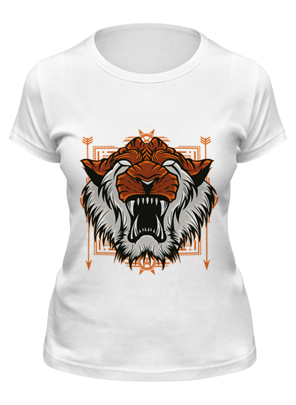 

Футболка мужская Printio Тигр белая 2XL, Белый, Тигр