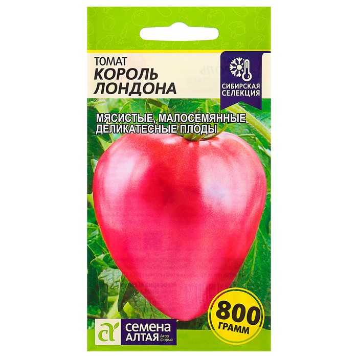 

Семена томат Король лондона Семена Алтая 9338263-2p 3 уп.