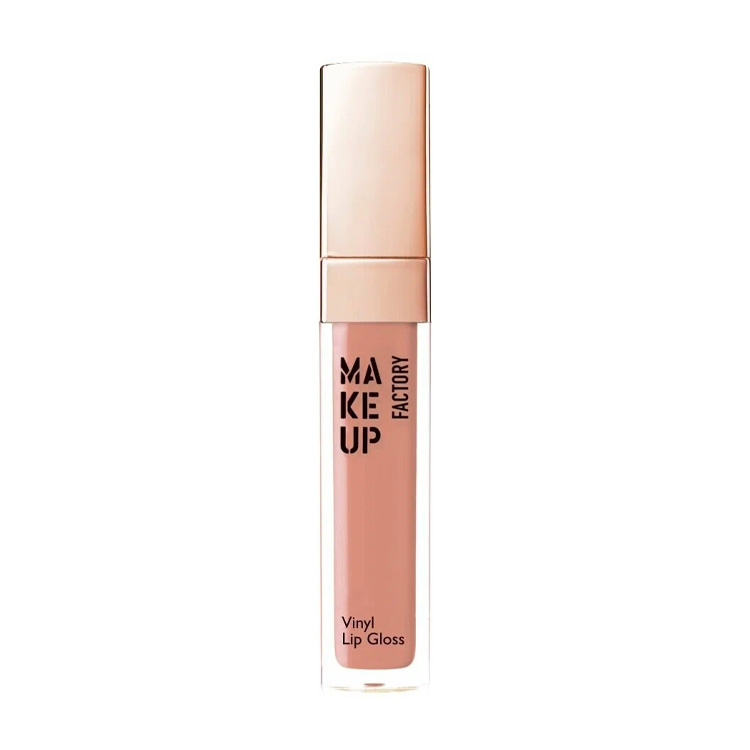 Блеск для губ Make up Factory Vinyl Lip Gloss, №03 Electric Nude, сияющий, 6,5 мл