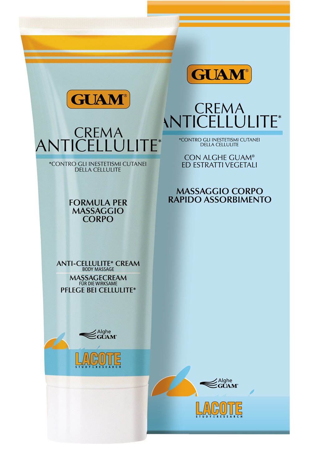 Крем для тела Guam Anti-Cellulite антицеллюлитный, для массажа, 250 мл витэкс крем массажный антицеллюлитный баня сауна массаж 200