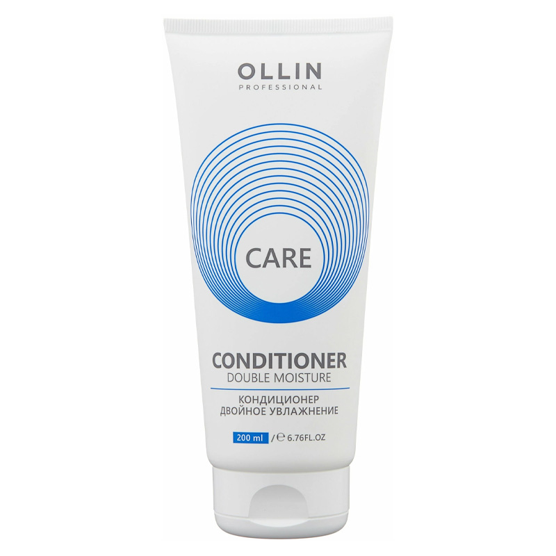 Кондиционер для волос Ollin Professional Care Double Moisture 200 мл ollin professional крем кондиционер для объема и шелковистости волос шоколадный коктейль cocktail bar 250 мл