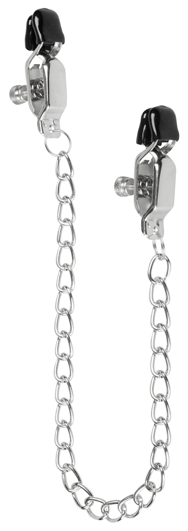 фото Зажимы на соски с цепочкой easytoys big nipple clamps with chain edc wholesale