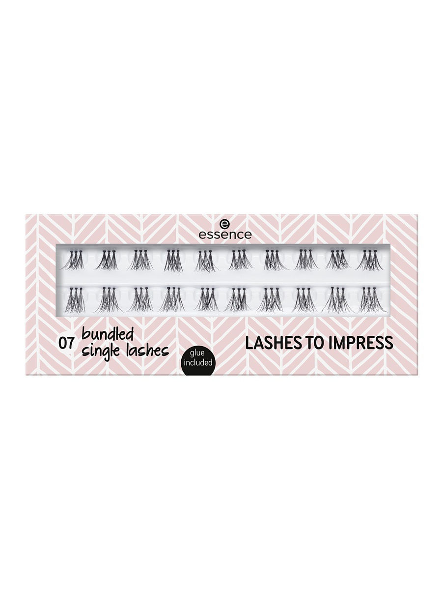 фото Накладные ресницы essence lashes to impress - 07 bundled single lashes