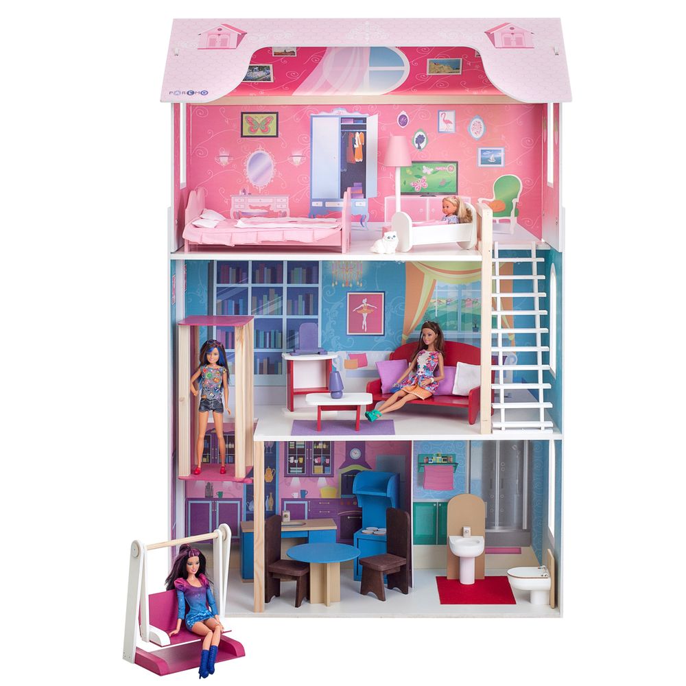Кукольный домик Paremo муза с мебелью