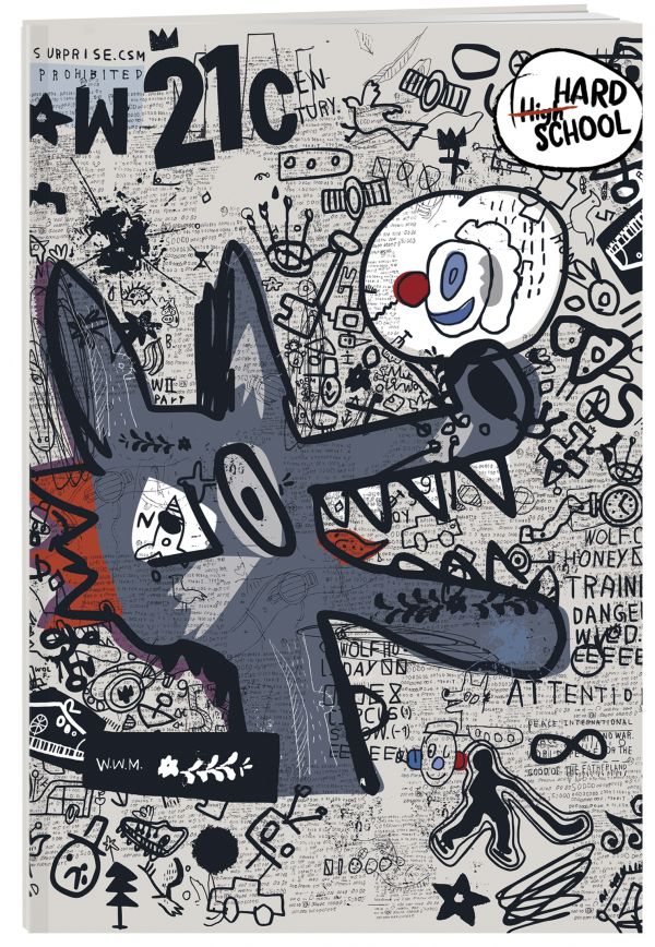 

Тетрадь общая в клетку Эксмо Hard school. Граффити. Волк p5689649, 48 л., 1 шт.