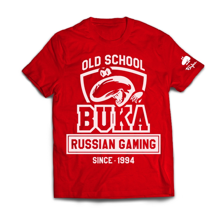 фото Футболка мужская old school buka красная m